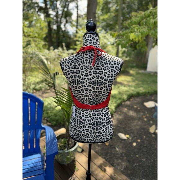 Women's Elastic Trim Triangle Bikini Top Shade & Shore Red size 38D Halter New - Picture 10 of 13